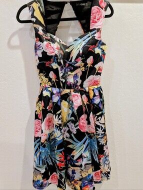 Like New Floral Quiz Party Dress Size EU38/US6